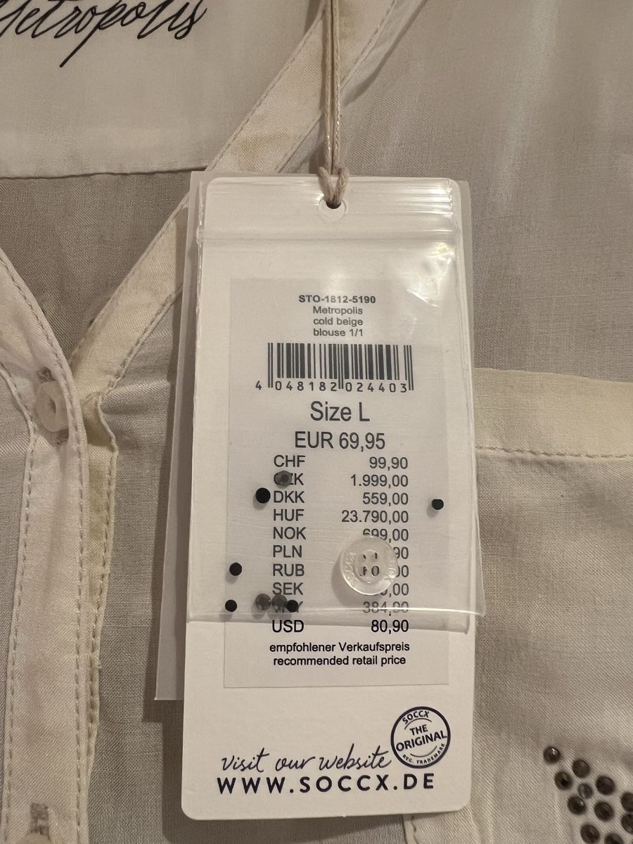 Soccx Camicette: Soccx Bluse Beige L – Nuovo (secondo la descrizione) da Frenkendorf venduto da KailuaFlower 2