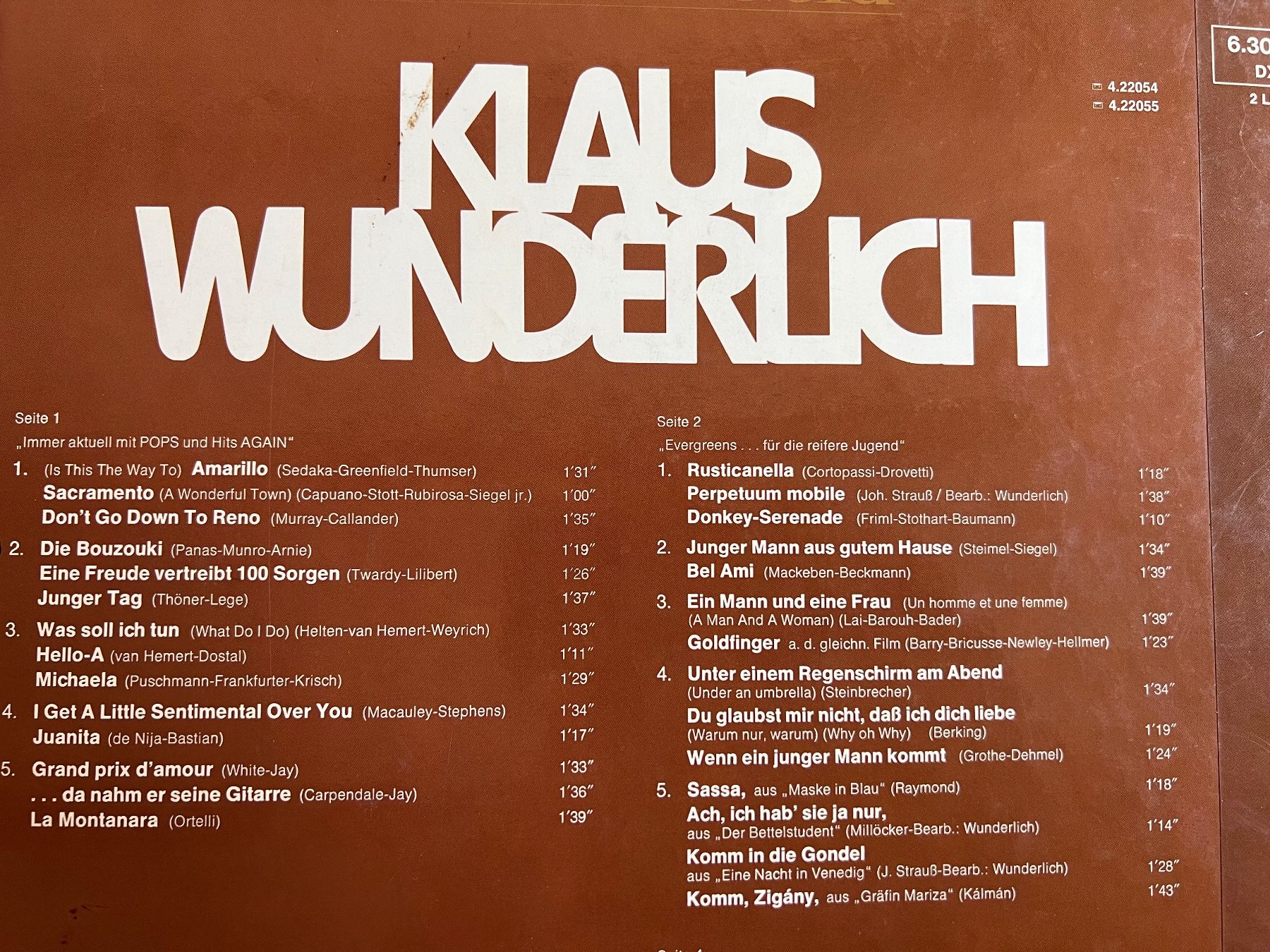 Dischi in vinile: 4x LP SCHALLPLATTEN Klaus Wunderlich Hammond – Usato da chiasso venduto da Wulli 5
