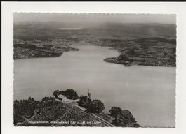 AK ca 1950 Flugaufnahme Hametschwand mit Luzern
