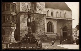 AK Biel, Brunnen am Ring der Altstadt