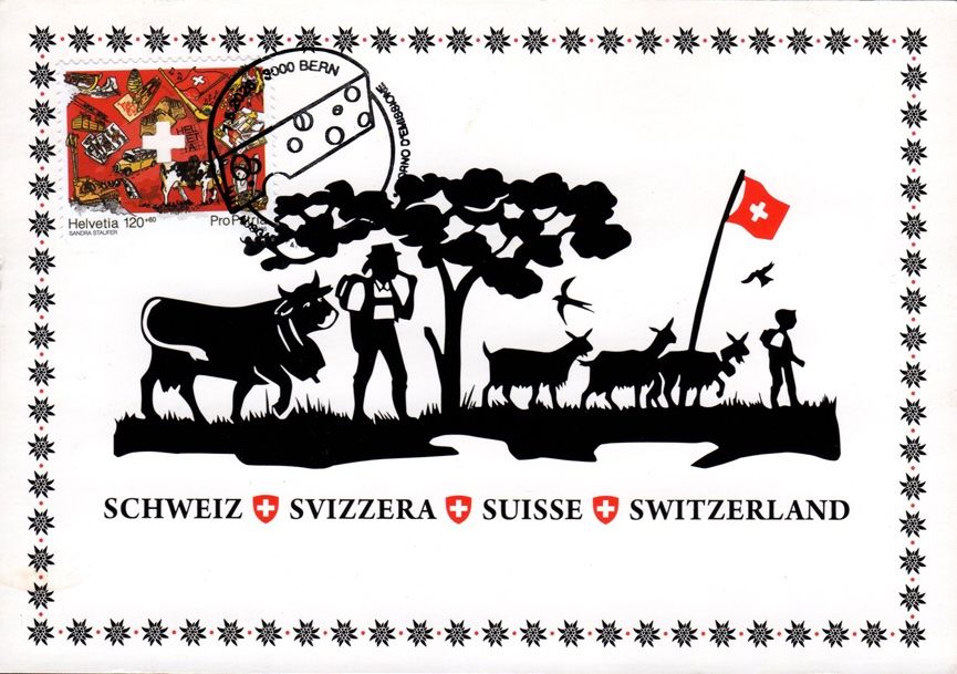 Tutti i francobolli: 2 Maximumkarten Pro Patria - Schweizer Kulturgut – Nuovo (secondo la descrizione) da Dottikon venduto da haeusibuh5 3