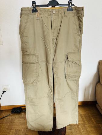 Marlboro Classics Pantaloni Cargo Beige W33/L34