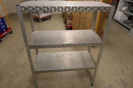 Chromstahl Träger Lebensmittelecht 120 x 80 x 40