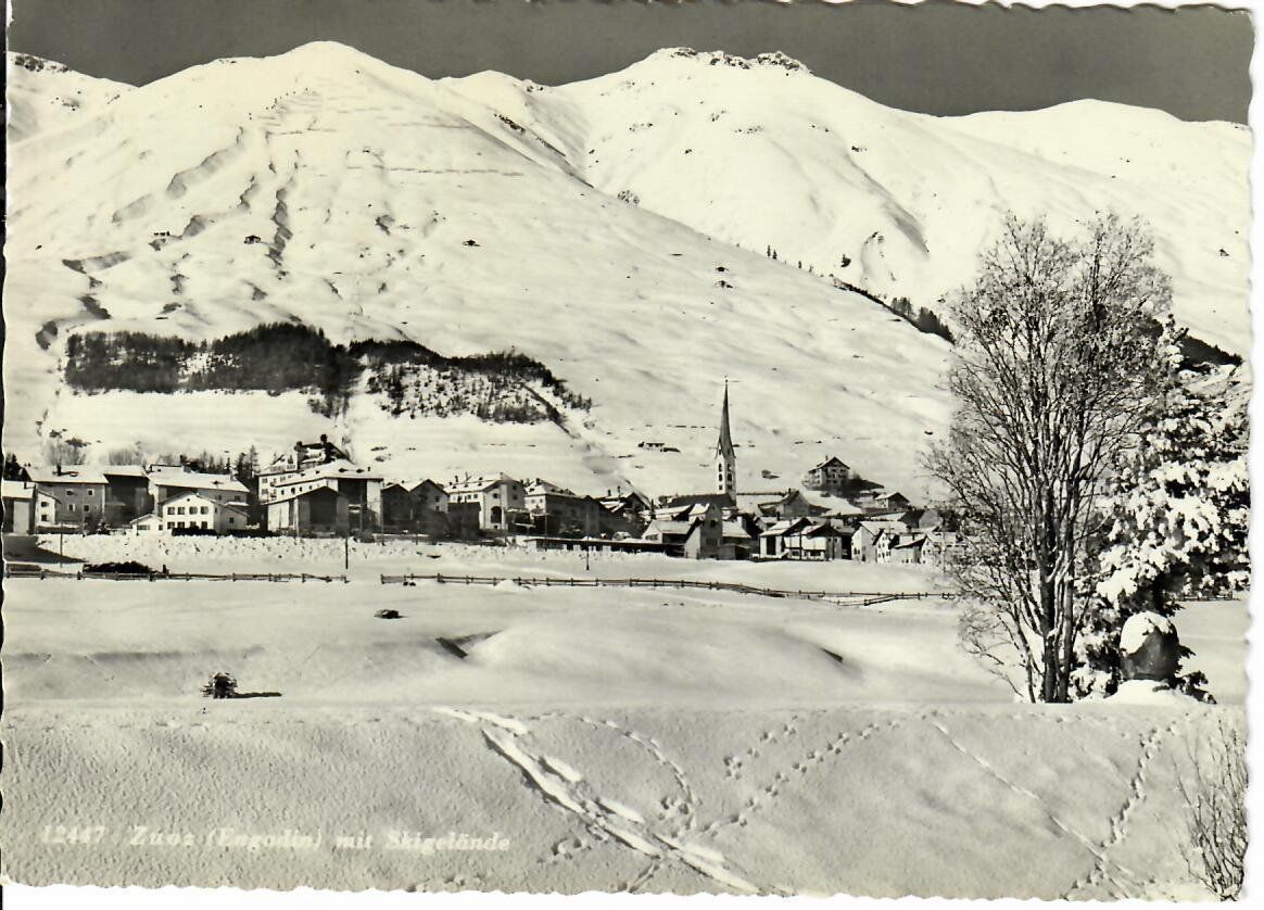 Ansichtskarten: Zuoz  1963 – Gebraucht aus Hochdorf von Ziegel-16