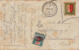1922 Ansichtskarte Schwarzsee ZNr. J18, 34
