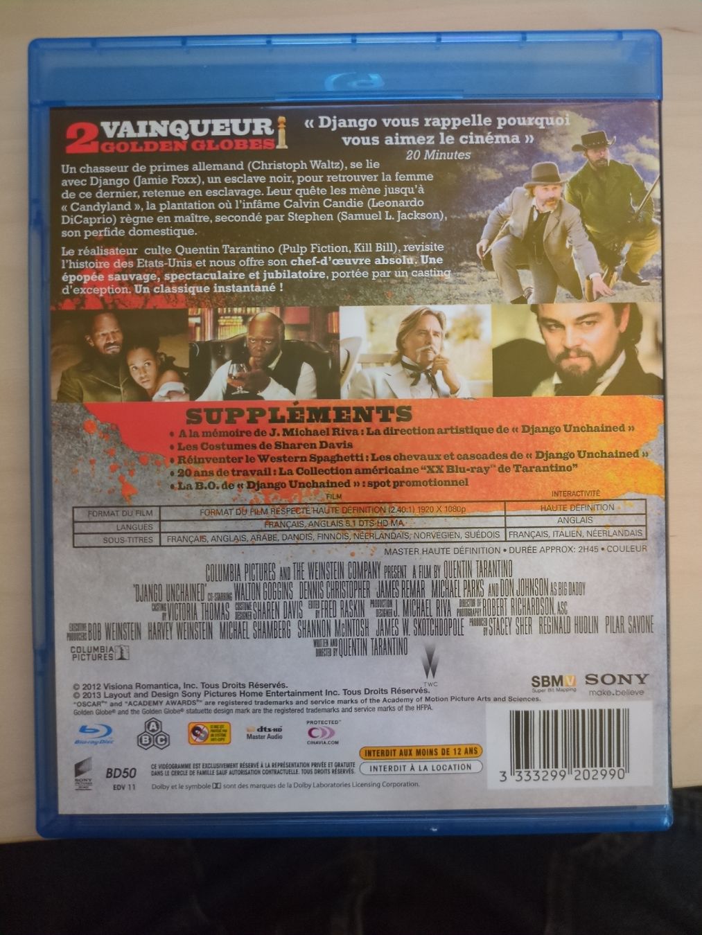 Tutti i DVDs: Django Unchained - Blu-ray – Nuovo (secondo la descrizione) da Gland venduto da Kyostal 1
