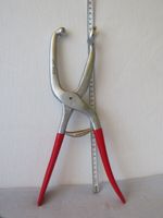 Pliers tool Germany red handles good condition