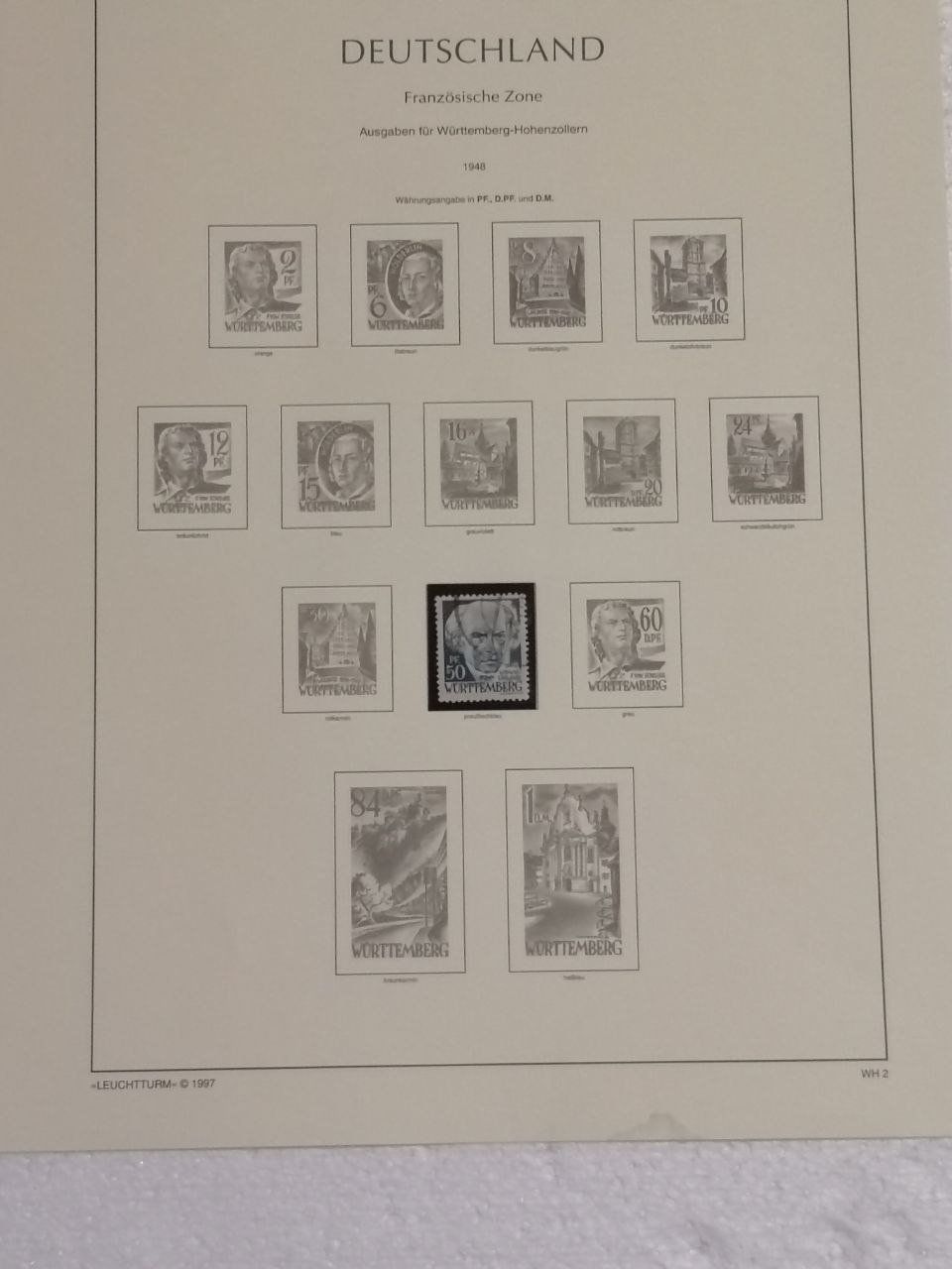Tutti i francobolli: Deutsche Briefmarken 1941-1948. 10 Seiten. – Usato da Bern venduto da Yunkom 7