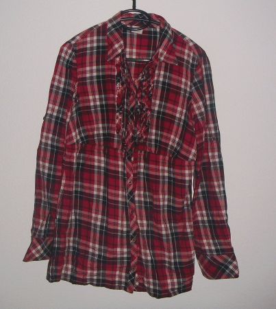 Long - Bluse, kariert Gr. 38 * ESPRIT *