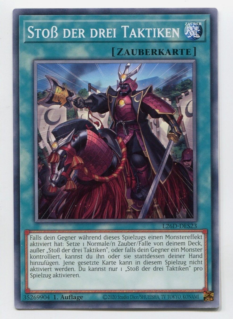 Yugioh Carte collezionabili: YuGiOh Stoss der drei Taktiken – Nuovo (secondo la descrizione) da Altstätten SG venduto da ChangeMaker
