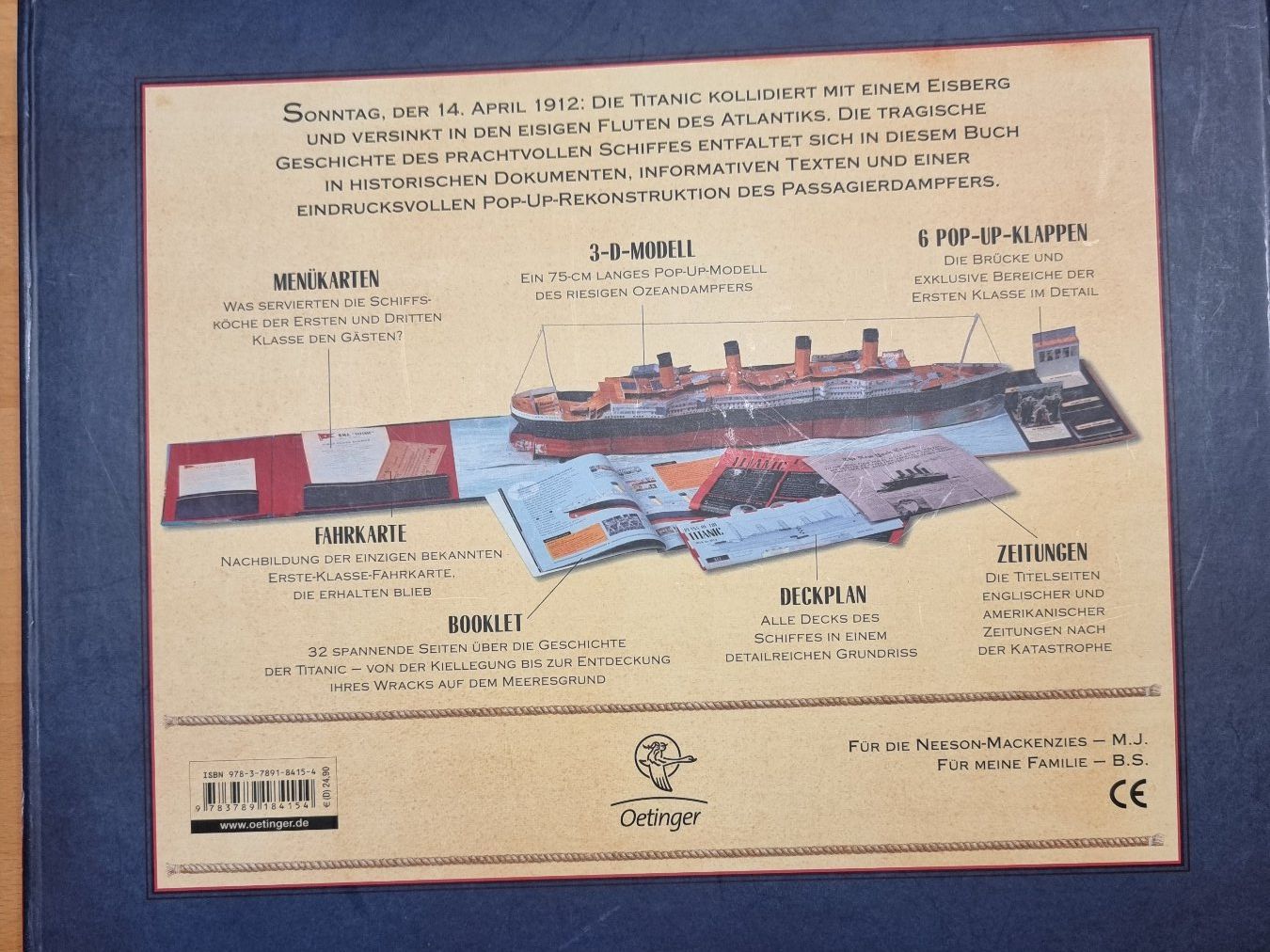 Bücher: Titanic 3-D-Modell – Gebraucht aus Ebikon von Dubi1 2