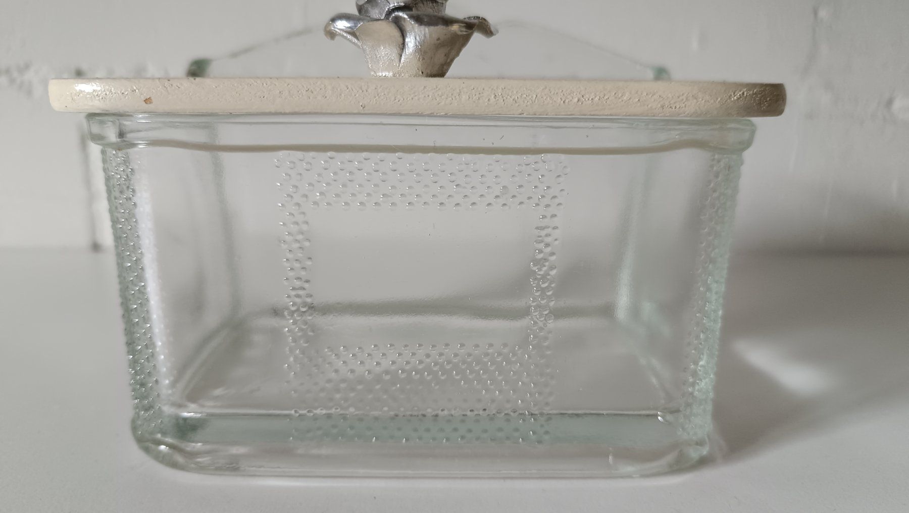 Bicchieri: Antikes Salz Glas mit Deckel – Usato da Zürich venduto da Jul69 3