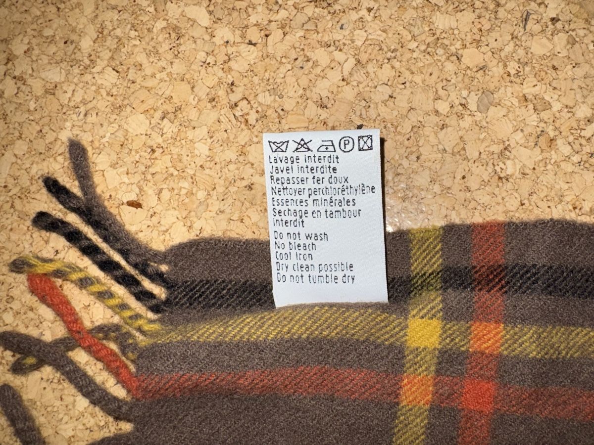 Lacoste Foulard & Sciarpe: Lacoste Schal 100% Lambswool Braun – Usato da Arlesheim venduto da purchaser44 3