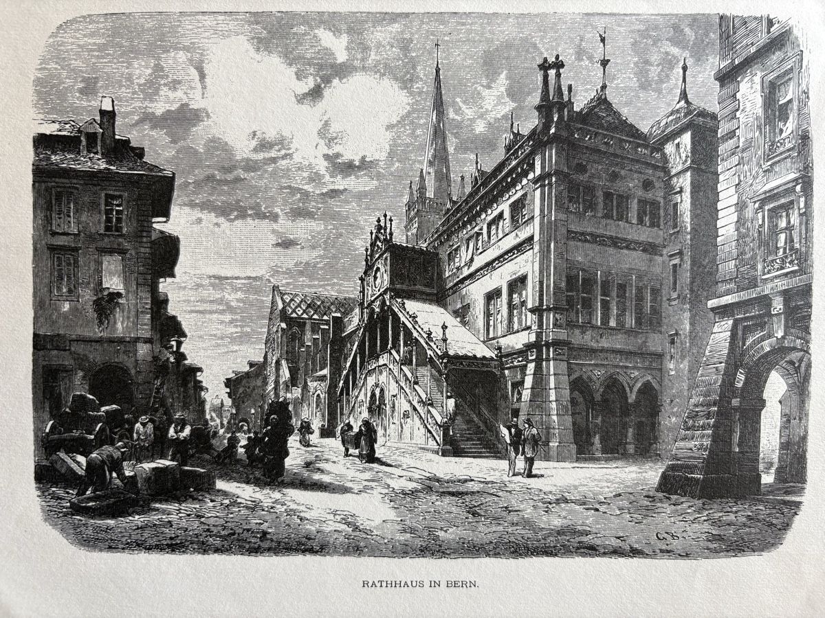 Stiche: Gravure - Gravur Bern Rathaus – Gebraucht aus Zweisimmen von Domii 2
