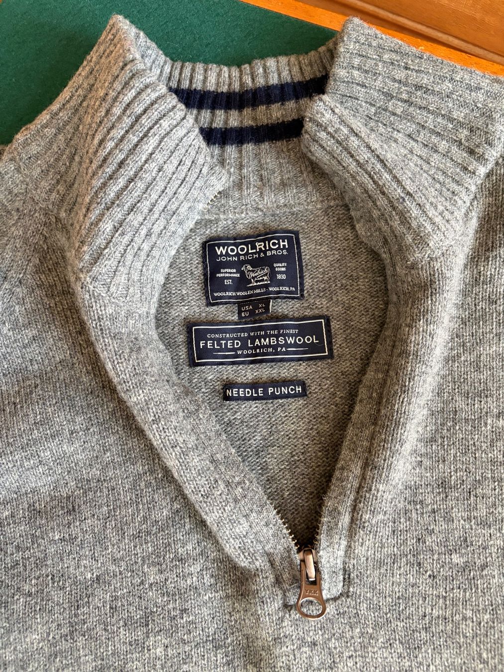 Woolrich Maglioni & Felpe: WOOLRICH JOHN RICH & BROSS Pullover Größe XL / Lambswool/ – Usato da Interlaken venduto da Bona55 9