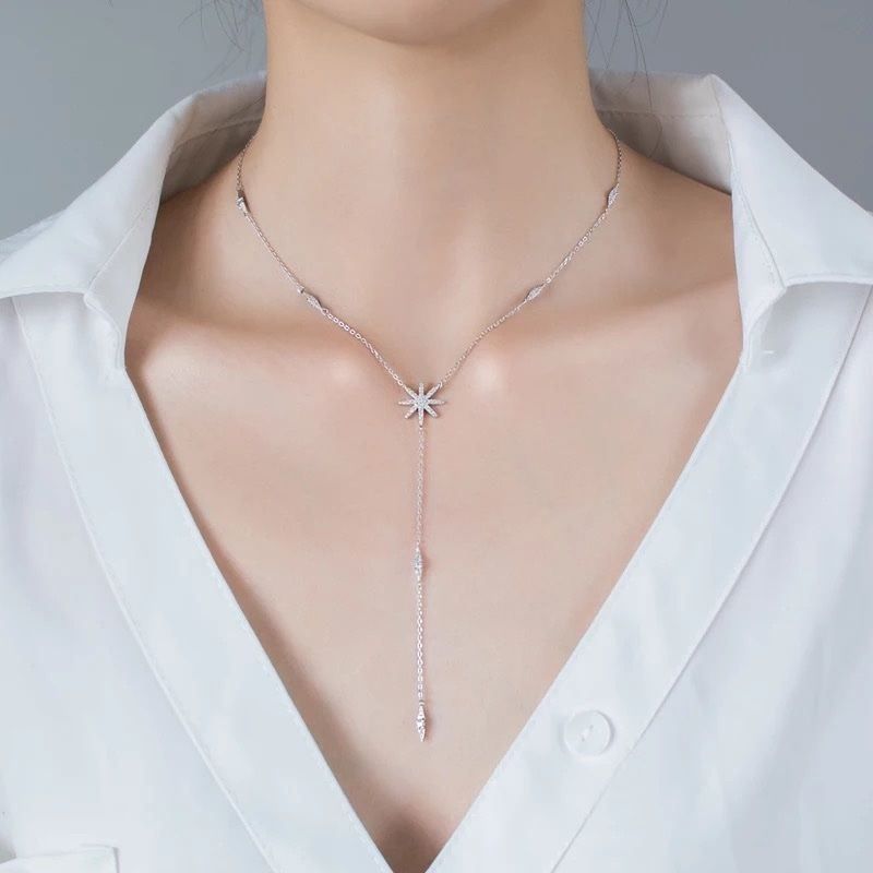 Catenine: silber halskette mit sterne – Nuovo e nell'imballaggio originale da St. Gallen venduto da yatoot26