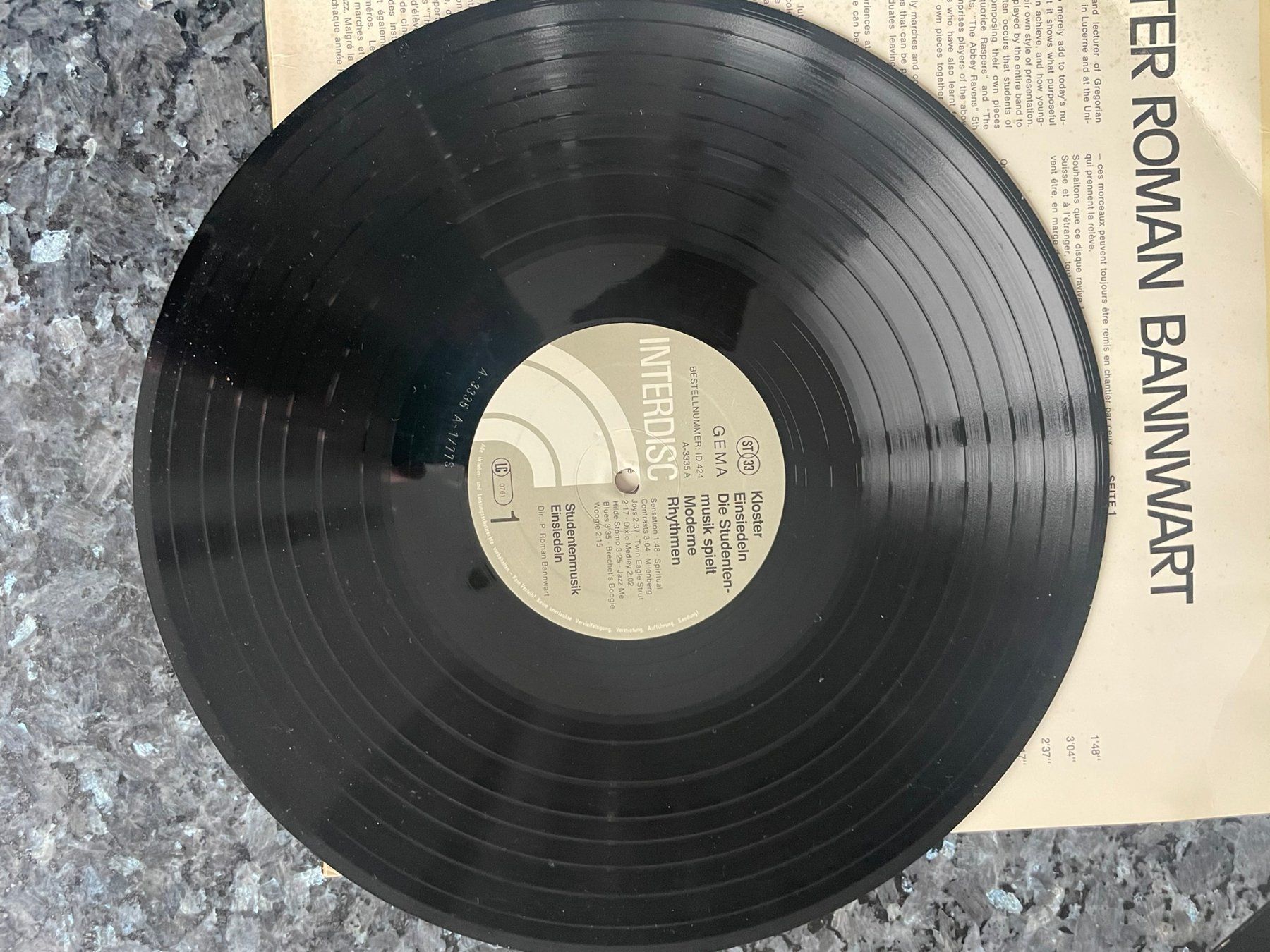 Dischi in vinile: Schallplatte Klostermusik Einsiedeln CH – Nuovo e nell'imballaggio originale da Gross venduto da autonauer