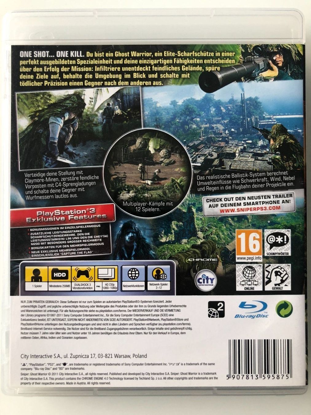 Sony Giochi: Sniper Ghost Warrior - PS 3 – Usato da Nussbaumen AG venduto da Pika-Shop 1