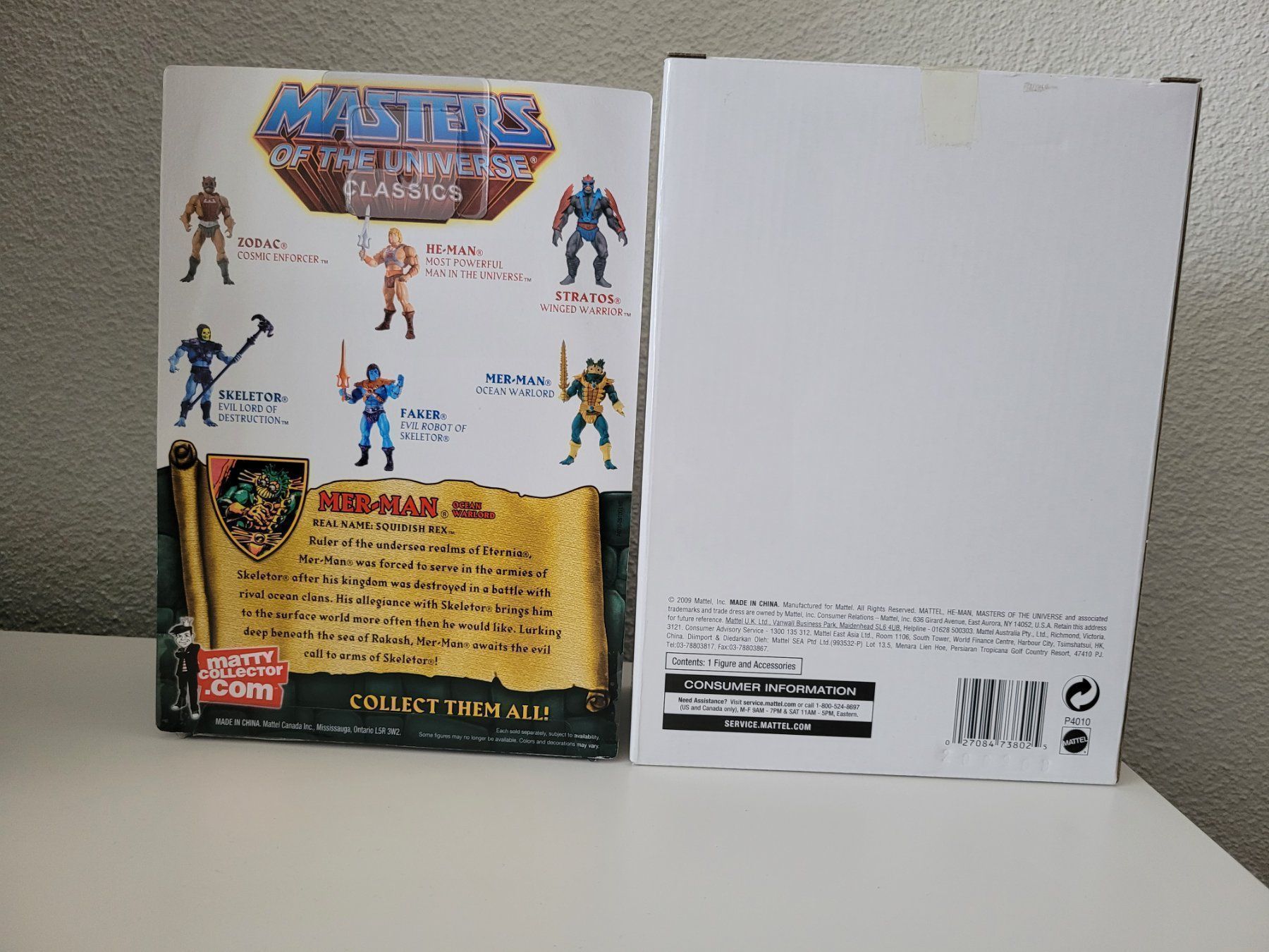 Statuette: Mer-Man (MOTUC) - 2009 – Nuovo e nell'imballaggio originale da Schneisingen venduto da jordan60078 1