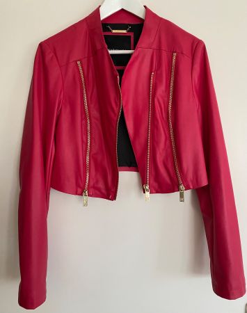 Kunstleder-Jacke von Marciano in Pink