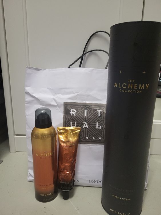 Rituals Alchemy Collection Set Duschschaum Duftstäbchen Scru (Neu und ...
