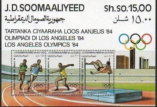 Somalia 1984 Olympische Sommerspiele Jeux Olympiques Kaufen auf Ricardo