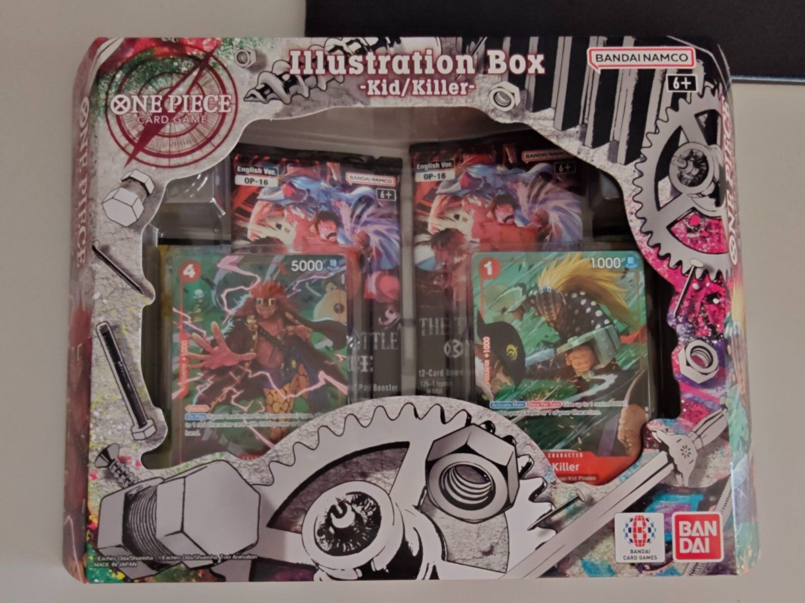 Bandai Carte collezionabili: One Piece Illustration Box - Kid/Killer - version Eng – Usato da Cormondreche venduto da pajojo