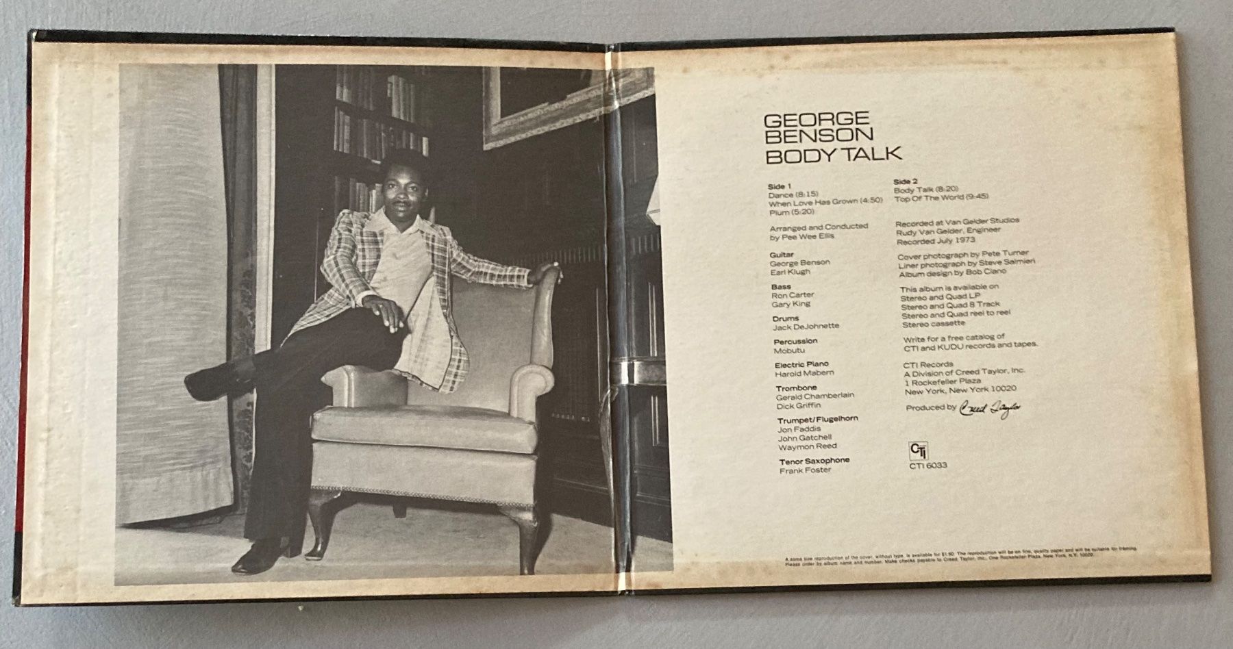Schallplatten: George Benson - Body Talk - LP – Gebraucht aus dachsen von oheio 1