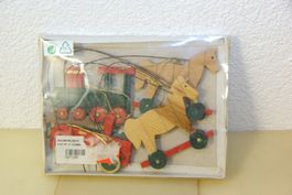Holzspielzeug für Weihnachtsbaum