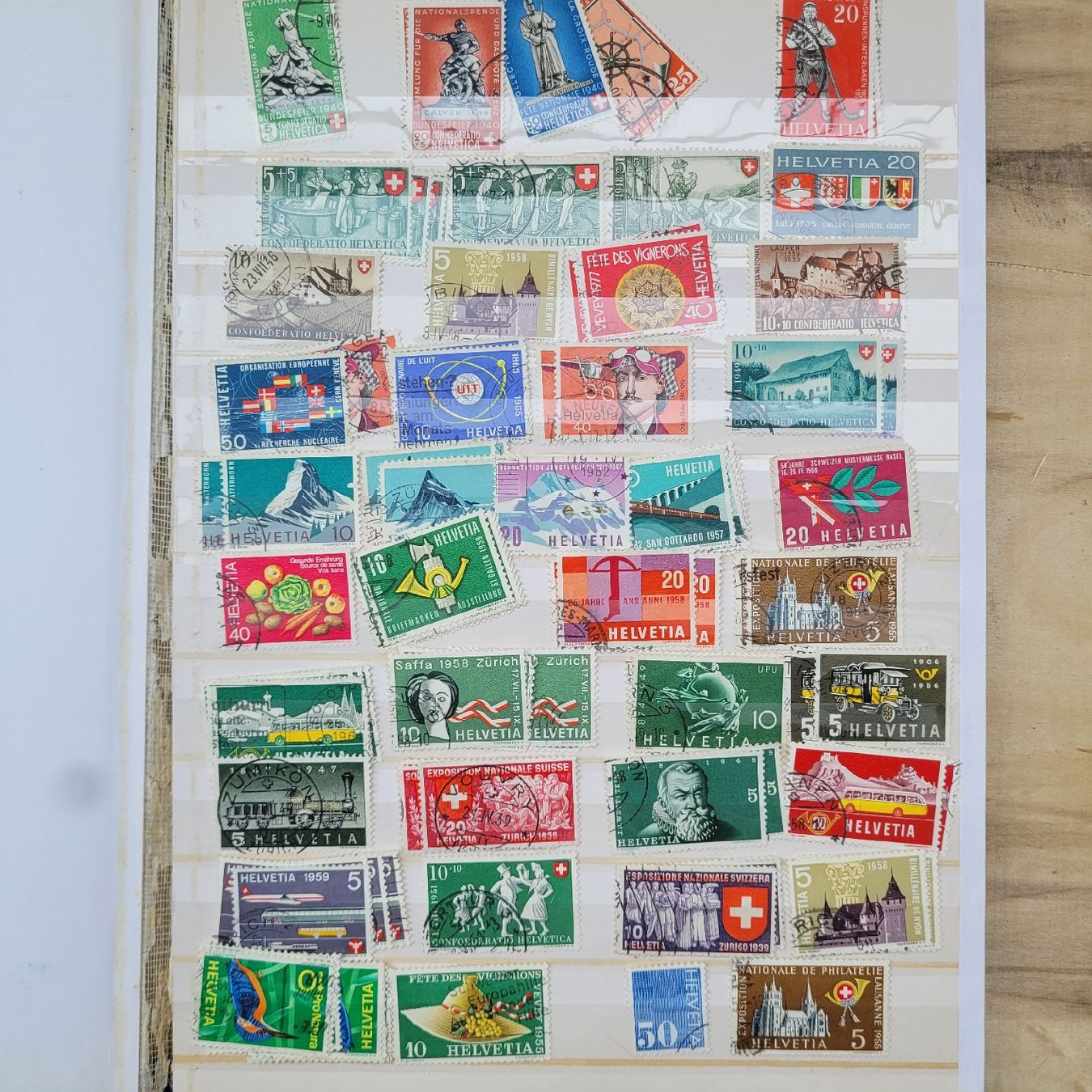 Alle Briefmarken: Briefmarkensammlung CH & Welt – Gebraucht aus Zürich von Ok4u 1