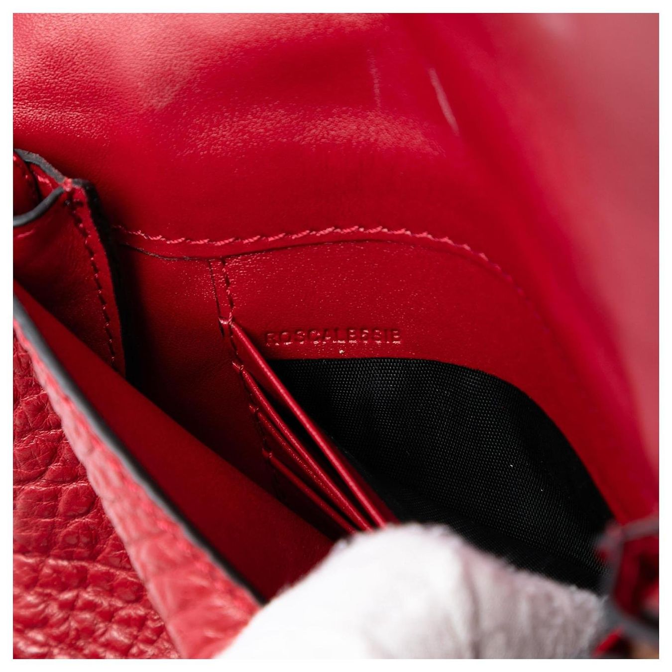 Burberry Taschen für Damen: Burberry Embossed Grained leather Langley Crossbody – Gebraucht aus Schlieren von dev_fg59 5