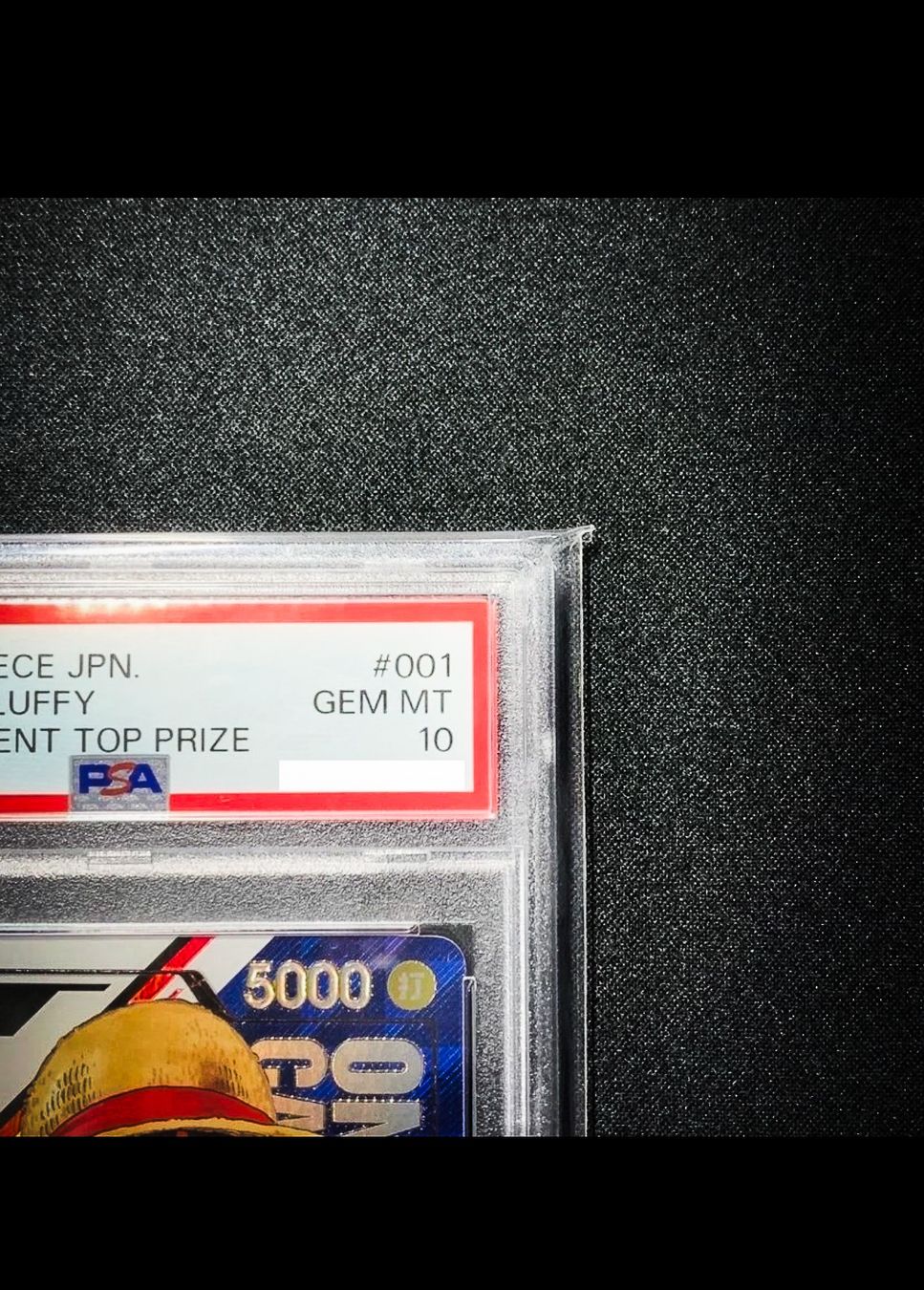 Bandai Carte collezionabili: Monkey D. Luffy Serial Number PSA 10 JAP ONE PIECE Top Prize – Nuovo (secondo la descrizione) da Felsberg venduto da michaela_773 4