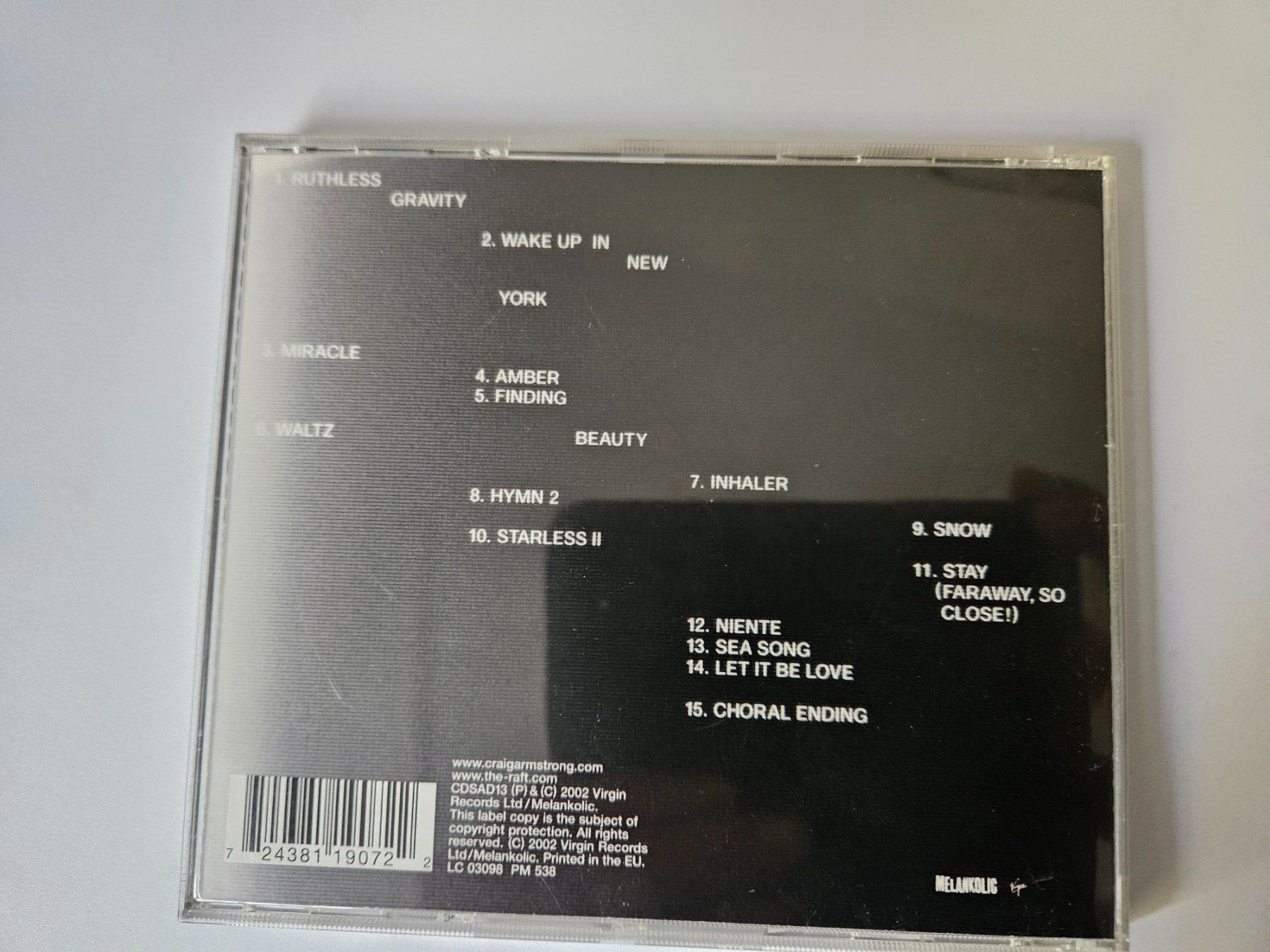 CDs: Craig Armstrong - As If To Nothing (CD, 2002, Virgin) – Gebraucht aus Liestal von tower01 1