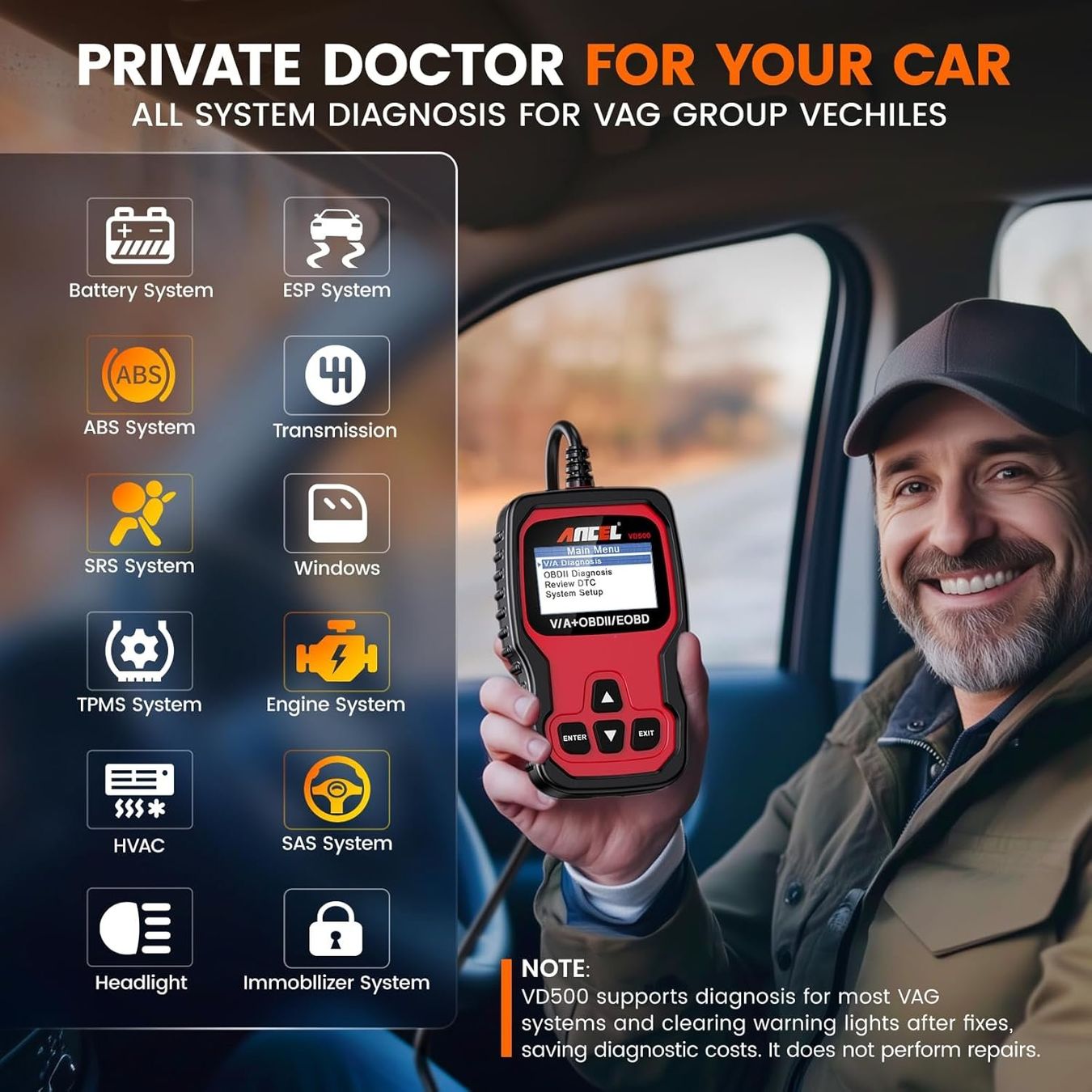 Misurare: PRO OBD2 Diagnosegerät - Fehlercodes Auslesen und Löschen – Nuovo e nell'imballaggio originale da Geneve venduto da Titi2008 2