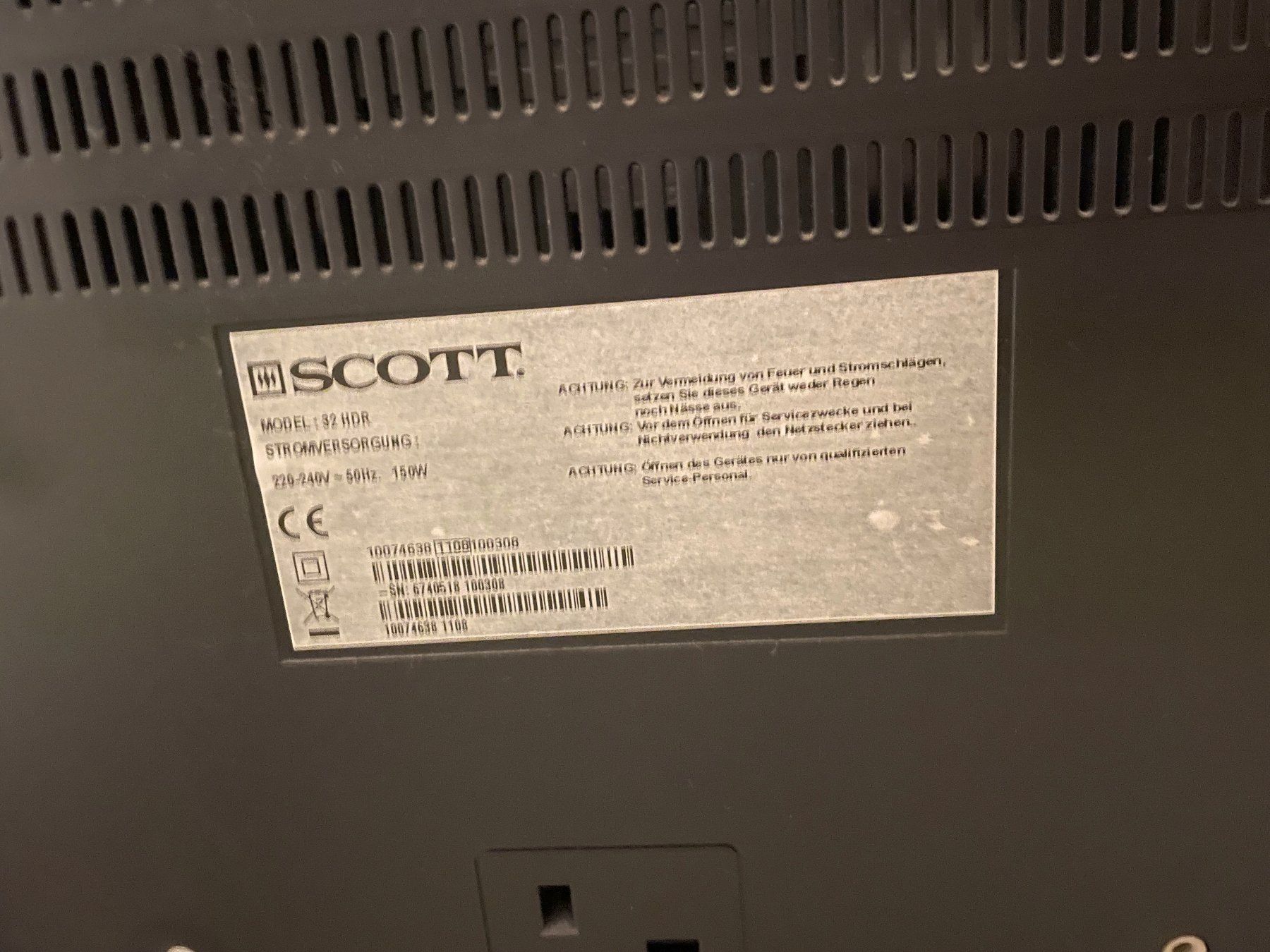 Televisori: SCOTT LCD TV 32 HDR – Usato da Schindellegi venduto da lal_x7zx 2