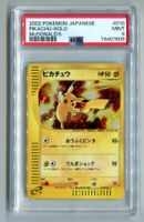 PSA 9 Pikachu Holo Japanese McDonald’s Promo 010/018