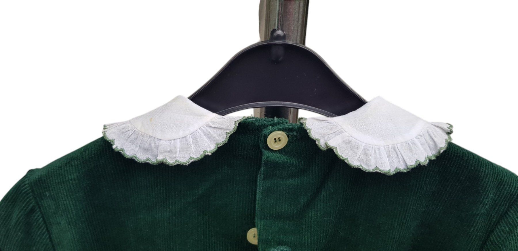 Vestiti & Gonne: Kinderkleid Vintage dunkelgrün – Usato da Mörschwil venduto da lindaswunderkiste 6