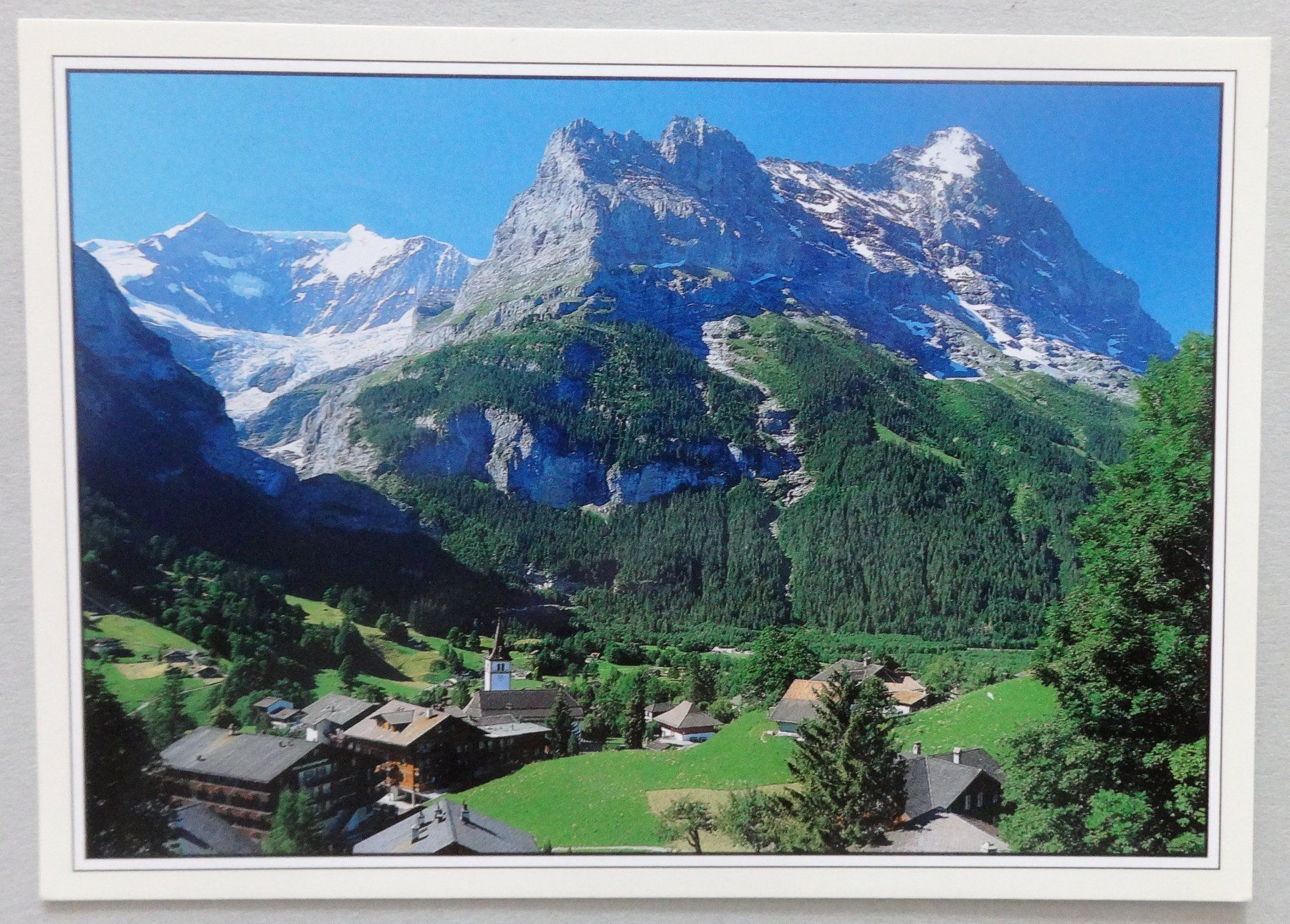 Ansichtskarten: Grindelwald, Fiescherwand, Eiger – Gebraucht aus Fétigny von Billy2miny