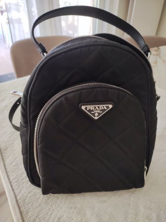 Zaino Prada trapuntato nero, come nuovo! Offerta imperdibile