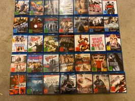 Blu-ray Filme Sammlung 70 Titel verschiedene Genre
