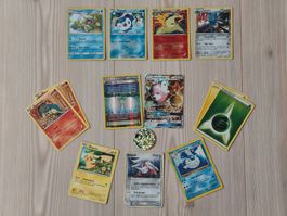 Lot de 13 cartes Pokémon rares, Holo, Holo reverse + Jeton