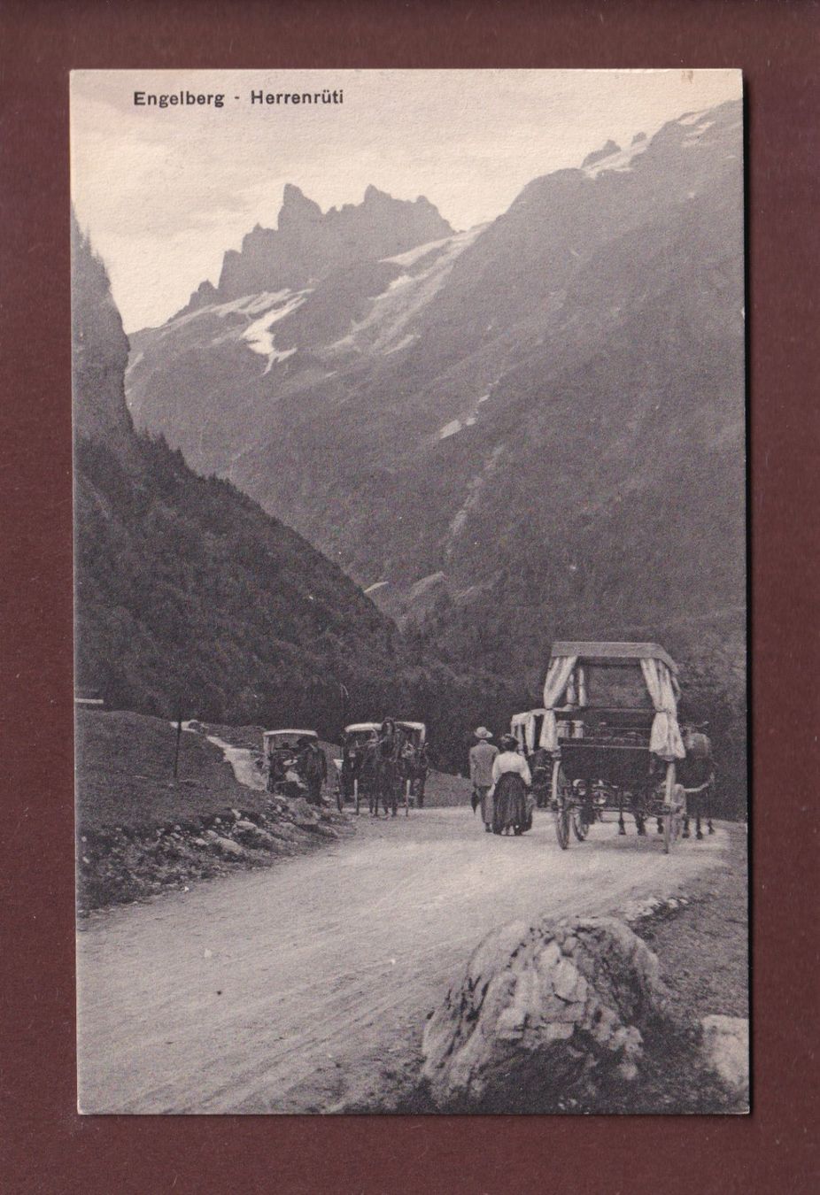 Cartoline postali: ENGELBERG - Herrenrüti - Kutsche – Usato da Pully venduto da nicecards