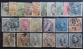 Portugal Kat. 124-153 gest. 1895/1905 Kat. 77 Euro