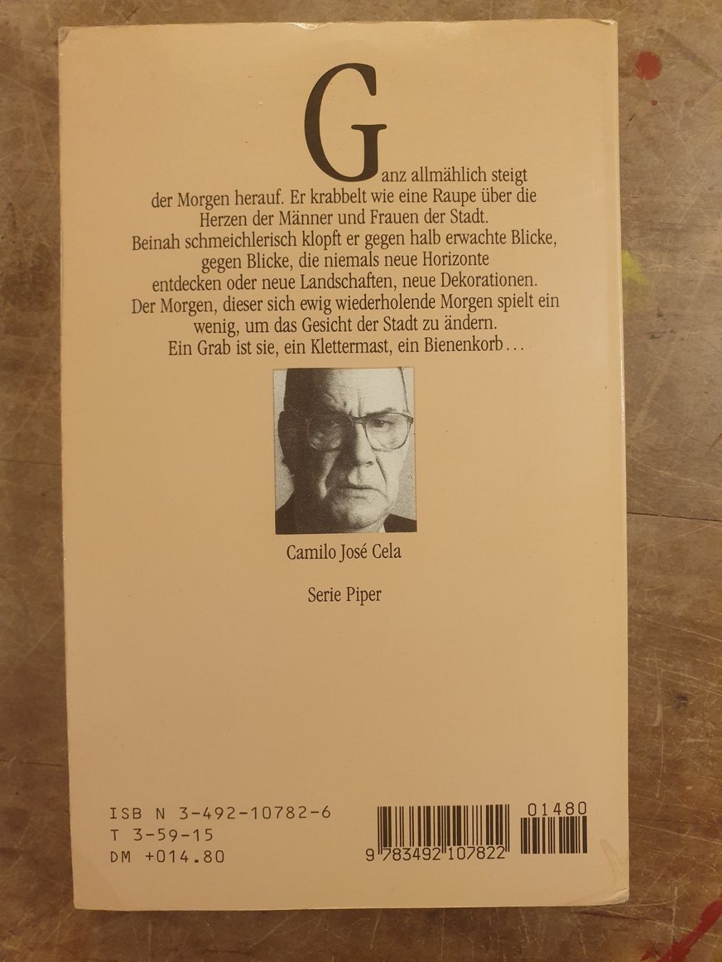 Bücher: Der Bienenekorb - Camilo José Cela - Piper – Gebraucht aus Zürich von loosebone 7