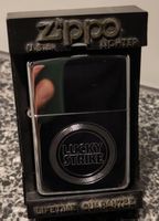Zippo Lighter Lucky Strike chrome like new condition, A VII