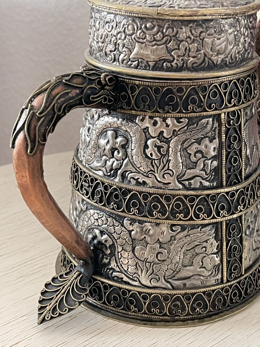 Teiere: Traditionelle tibetische Teekanne – Usato da Bern venduto da TamSham 1