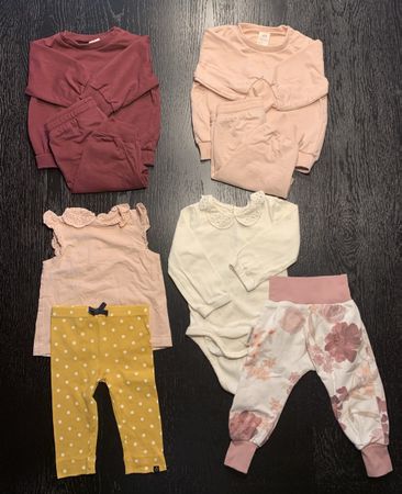 Baby Kleidung Set Mädchen 8 Teile gebraucht