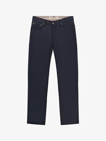HANDPICKED Casual trousers "Ravello-Wool" navy- Size 33