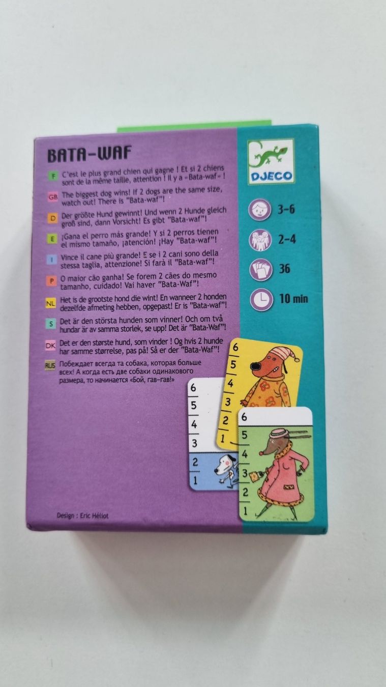 Djeco Giochi: jeu de bataille BATA-WAF de DJECO – Usato da La Chaux-de-Fonds venduto da mikilo1 1