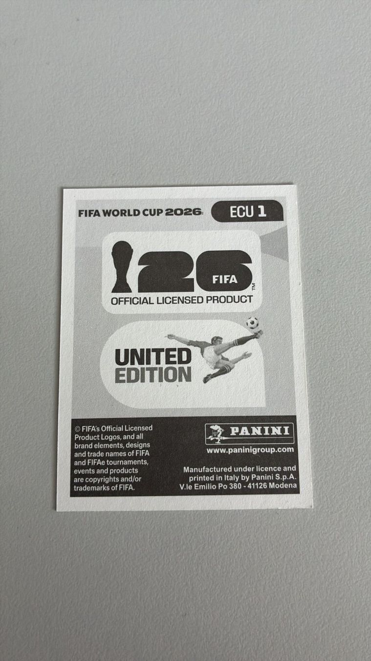 Panini Carte collezionabili: Carte panini 2026 - ECU 1 – Nuovo (secondo la descrizione) da La Neuveville venduto da Ibo2300 1